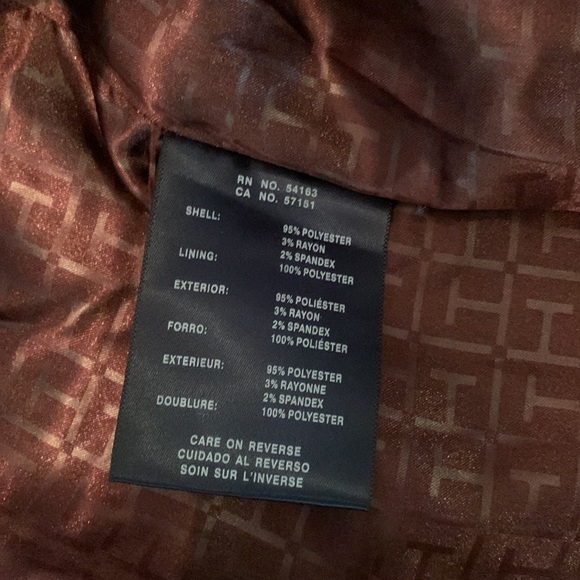 NWT Tommy Hilfiger Womens Single-Breasted Stand-Collar Coat in Navy - Picture 8 of 14